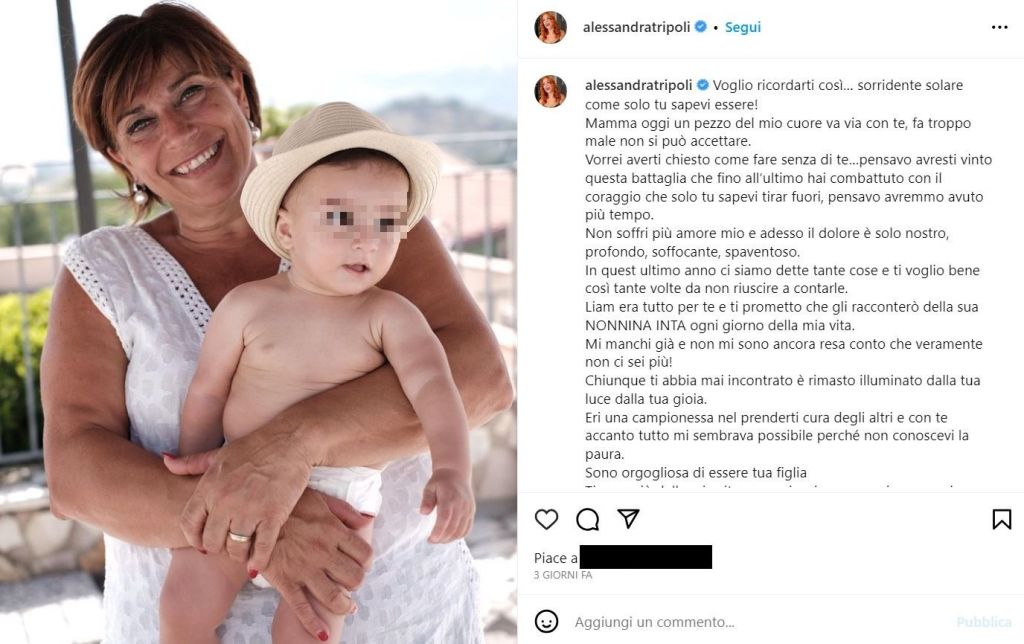 Il post di Alessandra Tripoli